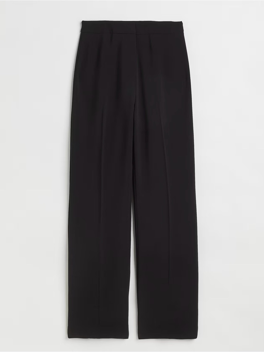 NWT H&M Black Wide-Leg Trousers Size 6